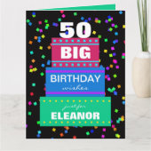 Grote Wenskaarten op elke leeftijd Kaart (Voorkant)