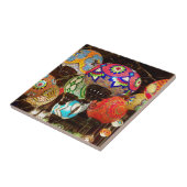 Grote Wereldbollen Tegeltje (Zijkant)