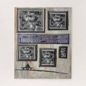 Grote werken in het museum - gepersonaliseerd legpuzzel (Verticaal)