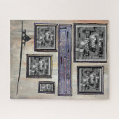 Grote werken in het museum - gepersonaliseerd legpuzzel (Horizontaal)