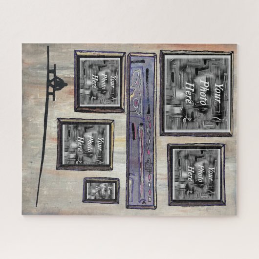 Grote werken in het museum - gepersonaliseerd legpuzzel (Horizontaal)