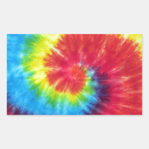 Grote werveling rechthoekige sticker