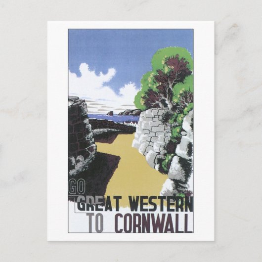 Grote Westerne Kornwand en Briefkaart (Voorkant)