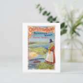 Grote Westerne Railray Promo Tours naar Wales Briefkaart (Staand voorkant)