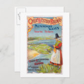 Grote Westerne Railray Promo Tours naar Wales Briefkaart (Voorkant / Achterkant)