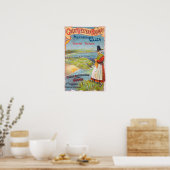 Grote Westerne Railray Promo Tours naar Wales Poster (Keuken)