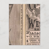 Grote Westerne spoorweg Briefkaart (Voorkant)