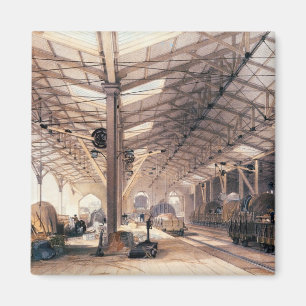 Grote Westerne spoorweg: Goederenschuur te Bristol Magneet