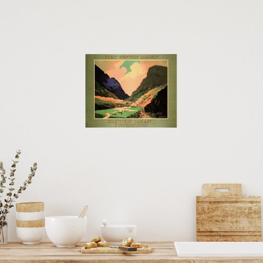 Grote Westerne spoorweg GWR Zuid-Ierland Poster (Keuken)