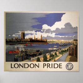 Grote Westerne Spoorweg - London Pride Poster