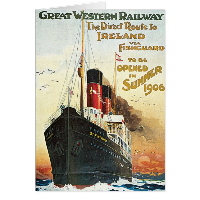 Grote Westerne spoorweg - naar Ierland (Voorkant)