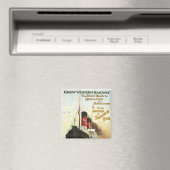 Grote Westerne spoorweg - naar Ierland Magneet (Insitu (Vaatwasser))