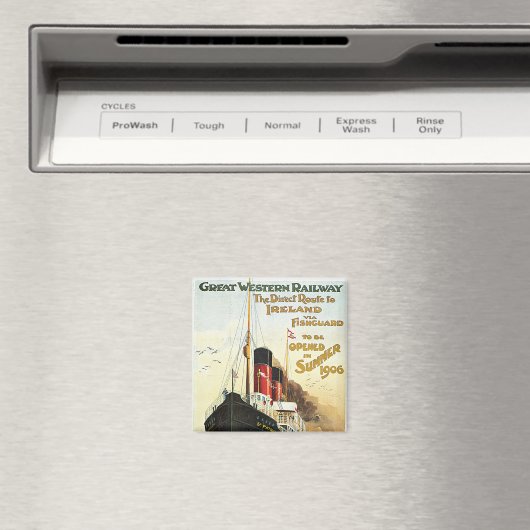 Grote Westerne spoorweg - naar Ierland Magneet (Insitu (Vaatwasser))