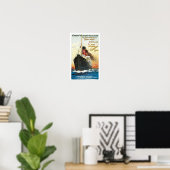 Grote Westerne spoorweg - naar Ierland Poster (Thuiskantoor)