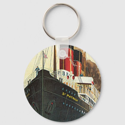 Grote Westerne spoorweg - naar Ierland Sleutelhanger (Voorkant)