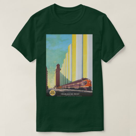Grote Westerne spoorweg Poster T-shirt (Design voorkant)