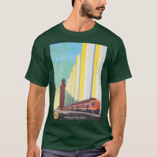 Grote Westerne spoorweg Poster T-shirt