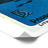 Grote Westerne spoorweg, route naar Ierland  Poster (Hoek)