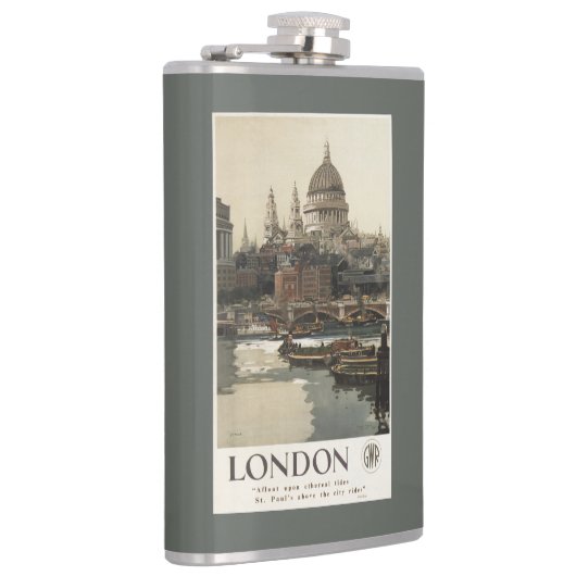 Grote Westerne spoorweg St. Paul's reisposter Heupfles (Rechts)