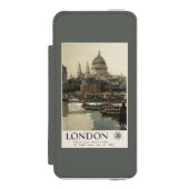 Grote Westerne spoorweg St. Paul's reisposter Incipio iPhone Portemonnee Hoesje (Voorkant Agenda)
