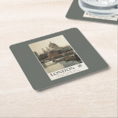 Grote Westerne spoorweg St. Paul's reisposter Kartonnen Onderzetters (Schuin)