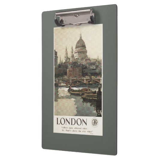 Grote Westerne spoorweg St. Paul's reisposter Klembord (Links)