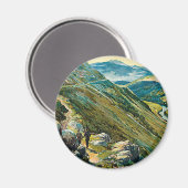 Grote Westerne spoorweg ~ Wales Magneet (Voorkant / Achterkant)