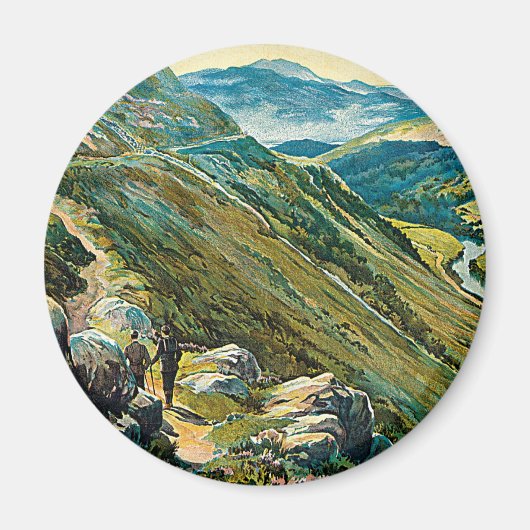 Grote Westerne spoorweg ~ Wales Magneet (Voorkant)