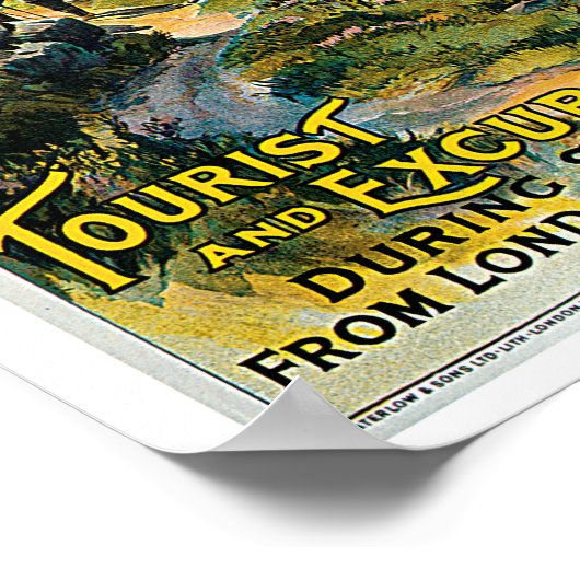 Grote Westerne spoorweg ~ Wales Poster (Hoek)