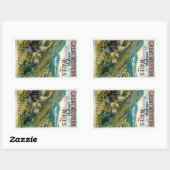 Grote Westerne spoorweg ~ Wales Rechthoekige Sticker (Vel)