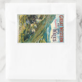 Grote Westerne spoorweg ~ Wales Rechthoekige Sticker (Tas)