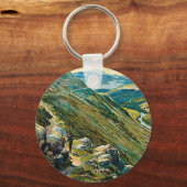 Grote Westerne spoorweg ~ Wales Sleutelhanger (Voorkant)