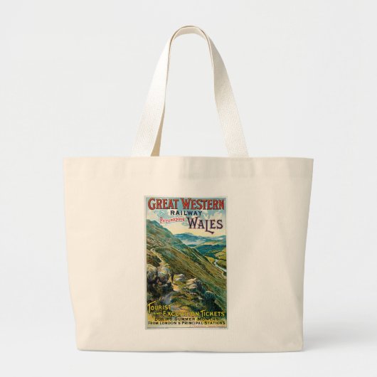 Grote Westerne spoorweg ~ Wales Tote Bag (Voorkant)