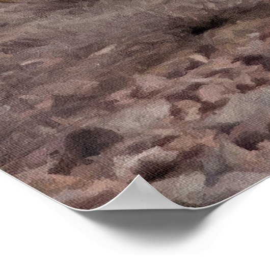 Grote Westerne trail-stagecoach Poster (Hoek)