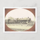 Grote Westerne trein Briefkaart (Voorkant)