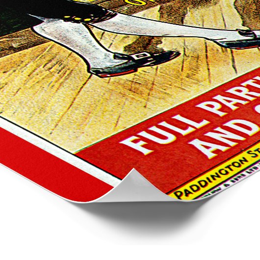 Grote Westerne treinpaden Poster (Hoek)