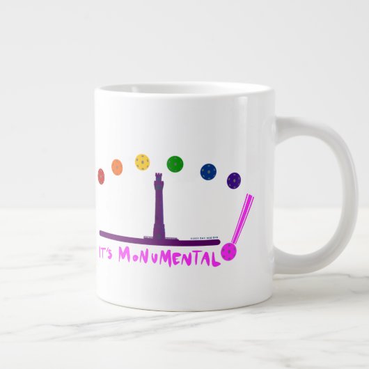 Grote WH Ptown Pickleball Giant Coffee Mok (Rechts)