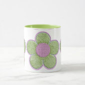 Grote Whimsical Flower Mok (Midden)