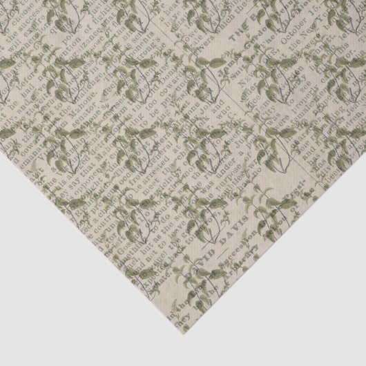 Grote wijnstokken en krantenpapier tissuepapier (Detail)