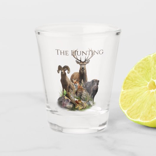 Grote wild jacht shot glas (Voorkant)