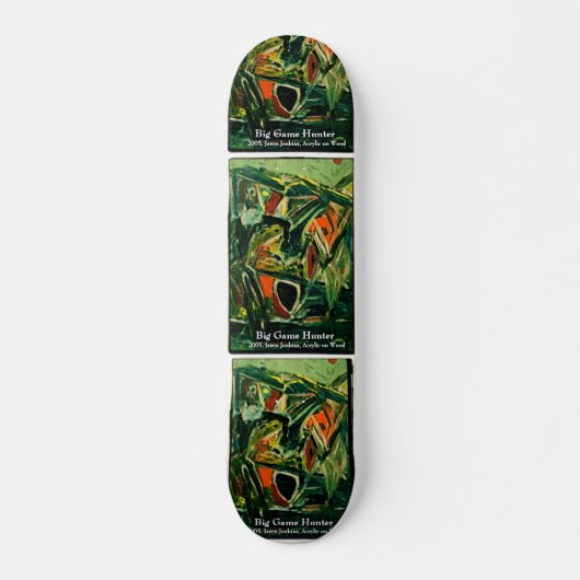 GROTE WILD JAGER SKATEBOARD (Voorkant)