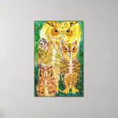 Grote Wildlife Uil Canvas Print (Voorkant)