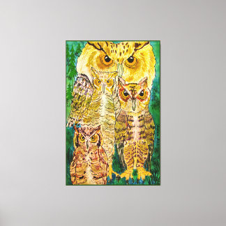 Grote Wildlife Uil Canvas Print