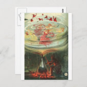 Grote Witches Whirl Waltzes Briefkaart (Voorkant / Achterkant)