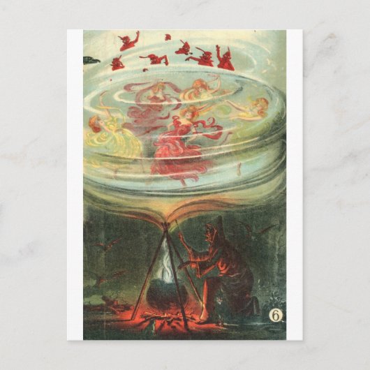 Grote Witches Whirl Waltzes Briefkaart (Voorkant)