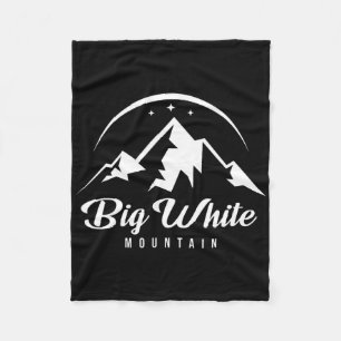 Grote Witte Berg Canada Ski Resort Skiën Snowbo Fleece Deken