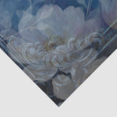 Grote Witte Bloemige Schuur Uil Decoupage Tissuepapier (Detail)
