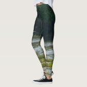 Grote witte bocht leggings (Links)