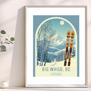 Grote Witte Brits-Columbia Canada Poster