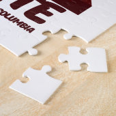 Grote Witte Brits-Columbia Canada ski-poster Legpuzzel (Zijkant)